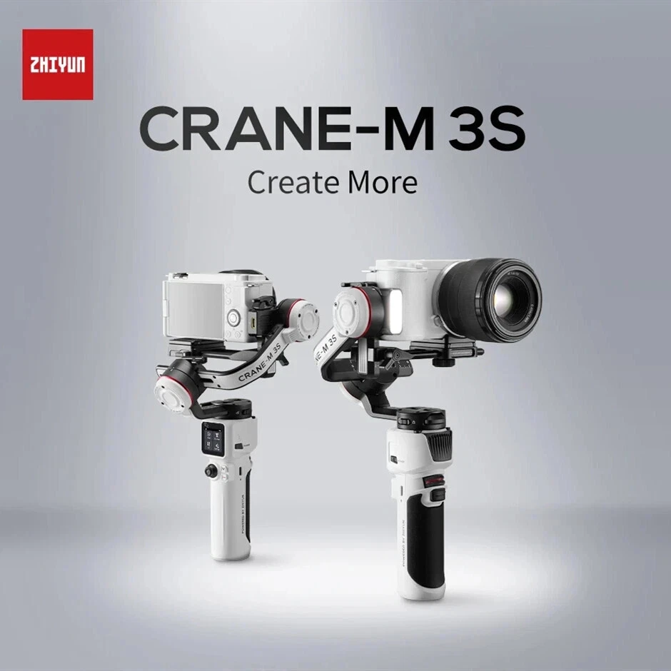 Zhiyun CRANE M3S Cámara de 3 Ejes Estabilizador de Mano Cardán Bluetooth Anti-Vibración Foto 3 de 4