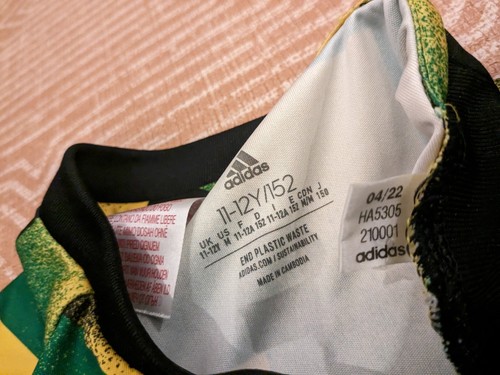 11-12 Kids XS Adult Adidas ARSENAL 22/23 Training Top Jamaica Shirt Jamaican - Afbeelding 5 van 7