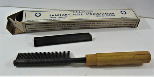 Vintage Relcom Sanitary Hair Straightener Reliable Prod Mfg Co NY Store Stock - Picture 8 of 8