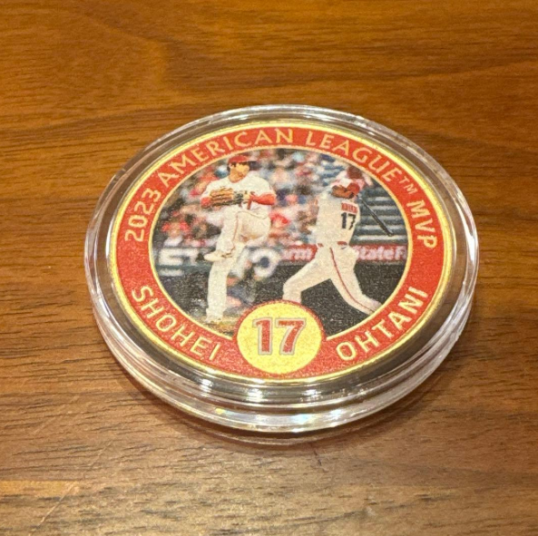 Shohei Ohtani 2023 AL MVP Commemorative Gold Coin Limited MLB
