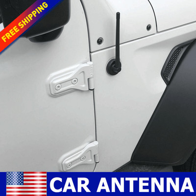 Universal 7in Car Antenna Black Radio AM/FM Antenna?Booster?Kit Screw Signal