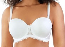 Parfait ELISSA Bra Full Figure Convertible Underwire Size 32D Pearl White P5011
