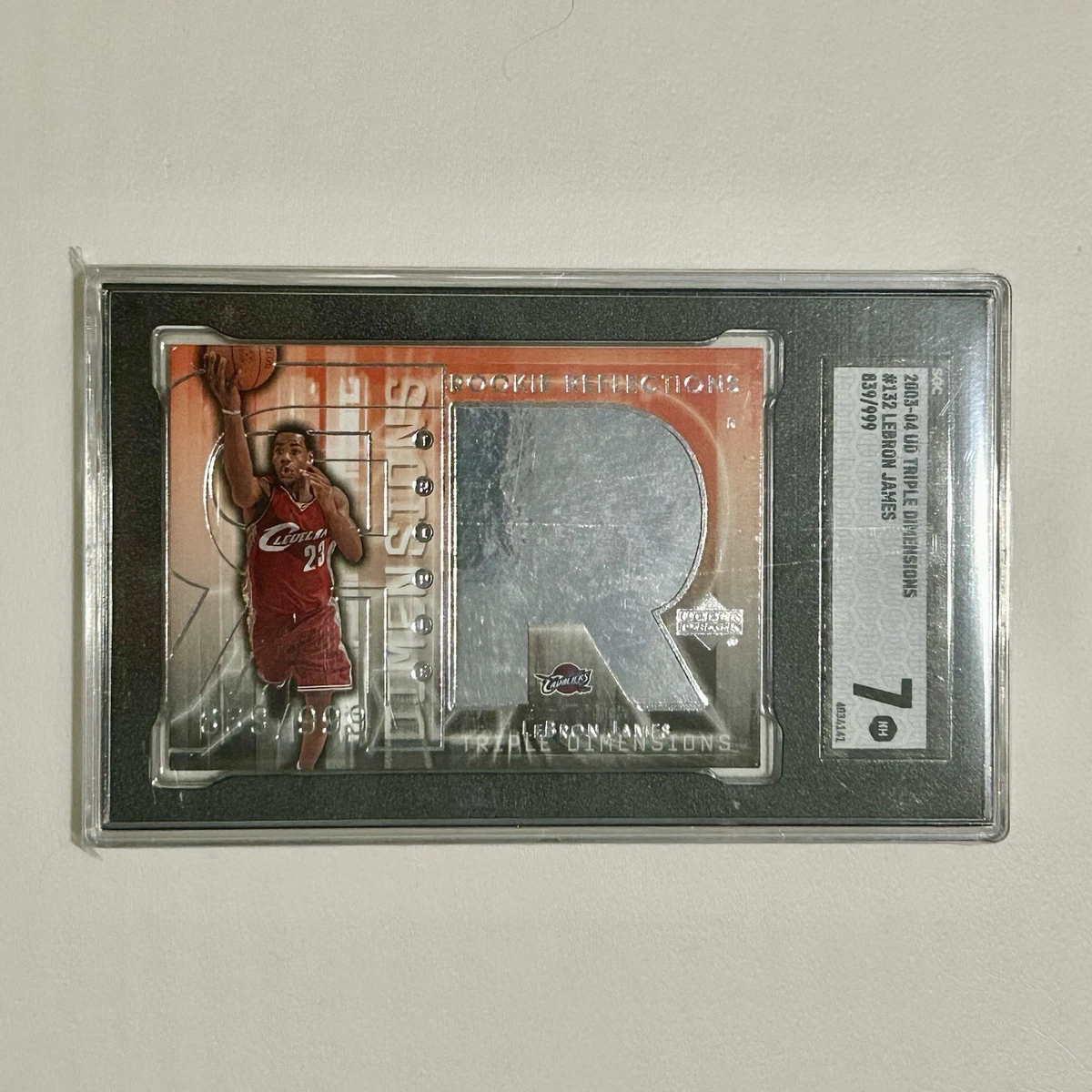 2003-04 Upper Deck Triple Dimensions - LeBron James #132 for sale
