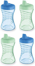 NUK Fun Grips Hard Spout Sippy Cup, 10 Oz.  Easy to Hold, BPA Free, Spill Proof