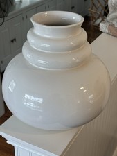 Vintage Modern Ceramic Vase Off White USA Large