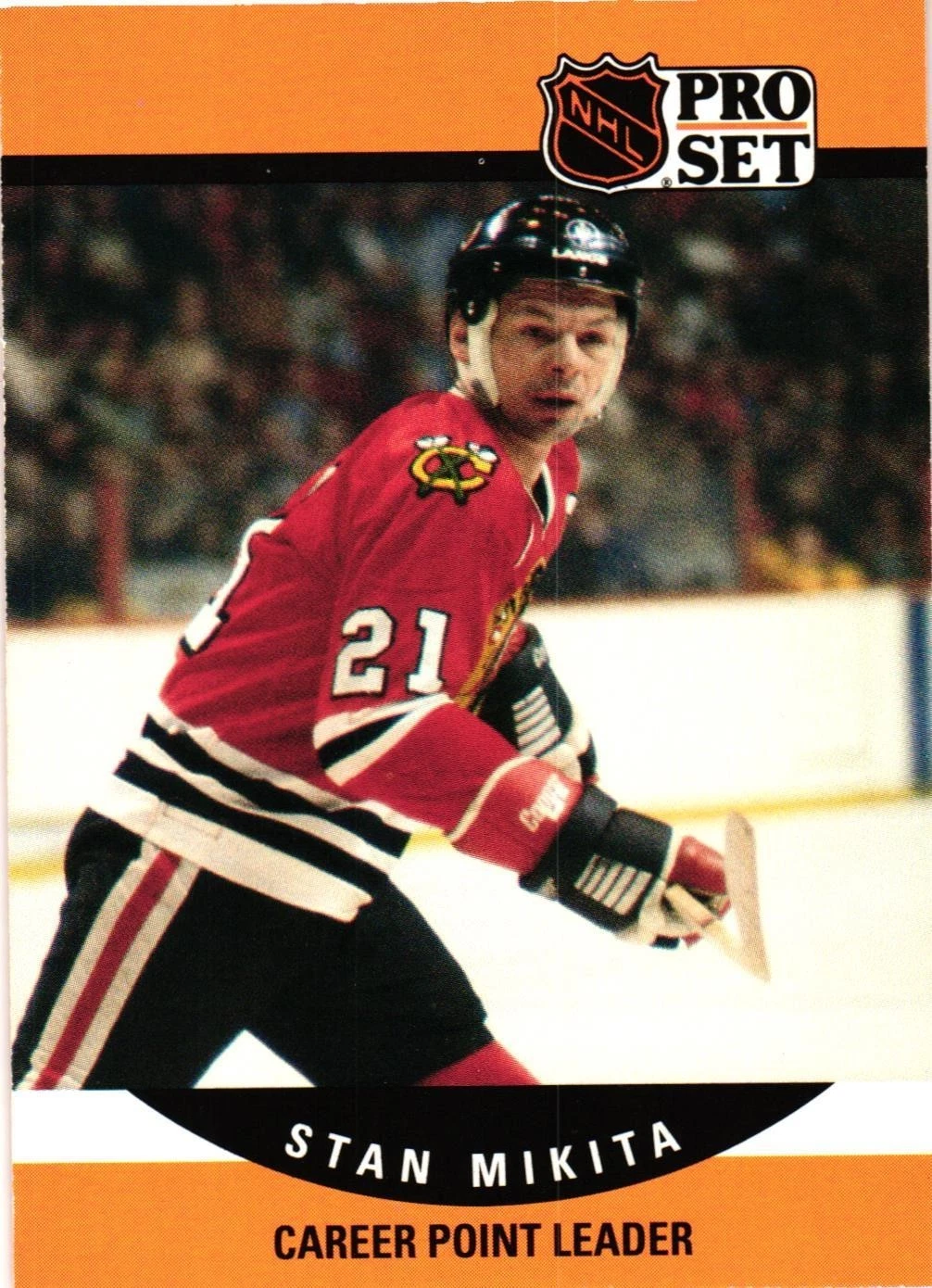 1990 Pro Set Hockey Stan Mikita #655