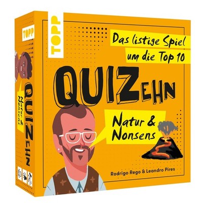QUIZehn   Natur & Nonsens. Das listige Spiel um die Top 10 Partyspiel mit 100...