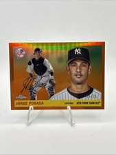 2025 Topps Chrome Platinum Jorge Posada Orange Refractor /25