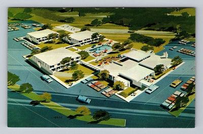 #ad Boston MA Massachusetts Fenway North Motor Hotel Vintage Postcard $0.99