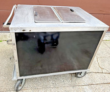 NELSON BDC-8 ICE CREAM DIPPING CABINET PUSH CART FROZEN LEMONADE COLD PLATE