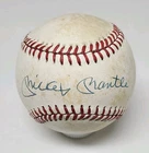 Mickey Mantle Signed Auto Rawlings Official American League Baseball JSA LOA