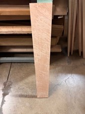 Curly Maple Figured neck blank 36"x5"x .78" Strat Tele KD  Wide