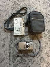 Canon Sure Shot Z155 Caption 35mm Point Shoot Film Camera w/ Case Tested Works