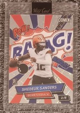 2025 Shedeur Sanders Wild Card BANG Comix #2/8 Cleveland Browns Rookie SSP NFL