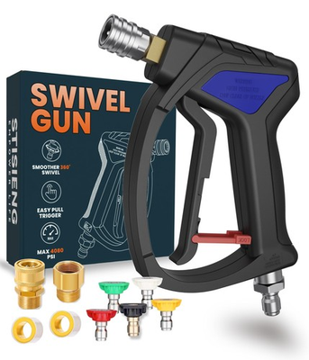 #ad Short Pressure Washer with 360° Swivel High Pressure Stubby Power Washer Kit... $66.56