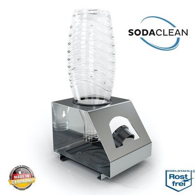 SodaClean  1er Flaschenhalter aus Edelstahl für SodaStream Duo Crystal Flaschen