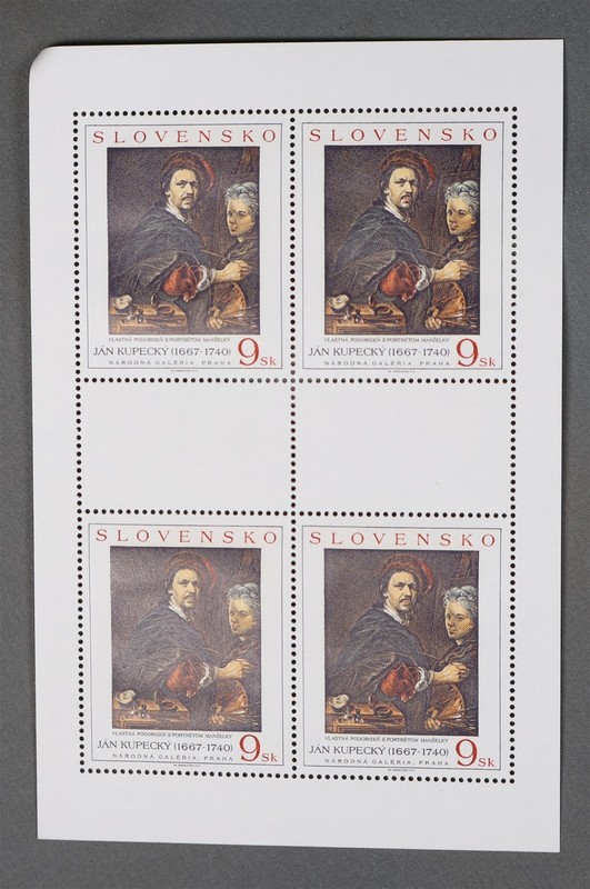 MayfairStamps Slovakia Jan Kupecky 1667-1740 Painting Souvenir Sheet aaz_06869