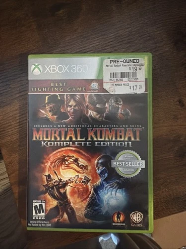 Mortal Kombat Komplete Edition (Xbox 360, 2012) Complete Tested Working