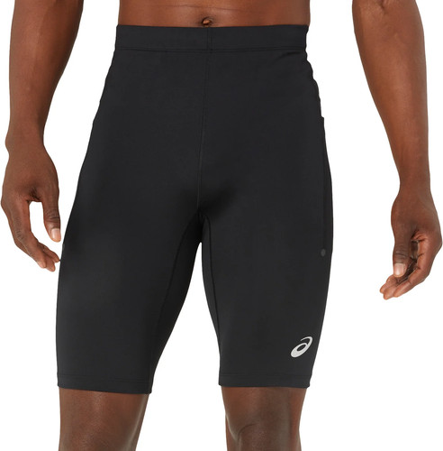 Asics Road Sprinter Mens Short Tights Black Running Fitted Sports Run ...