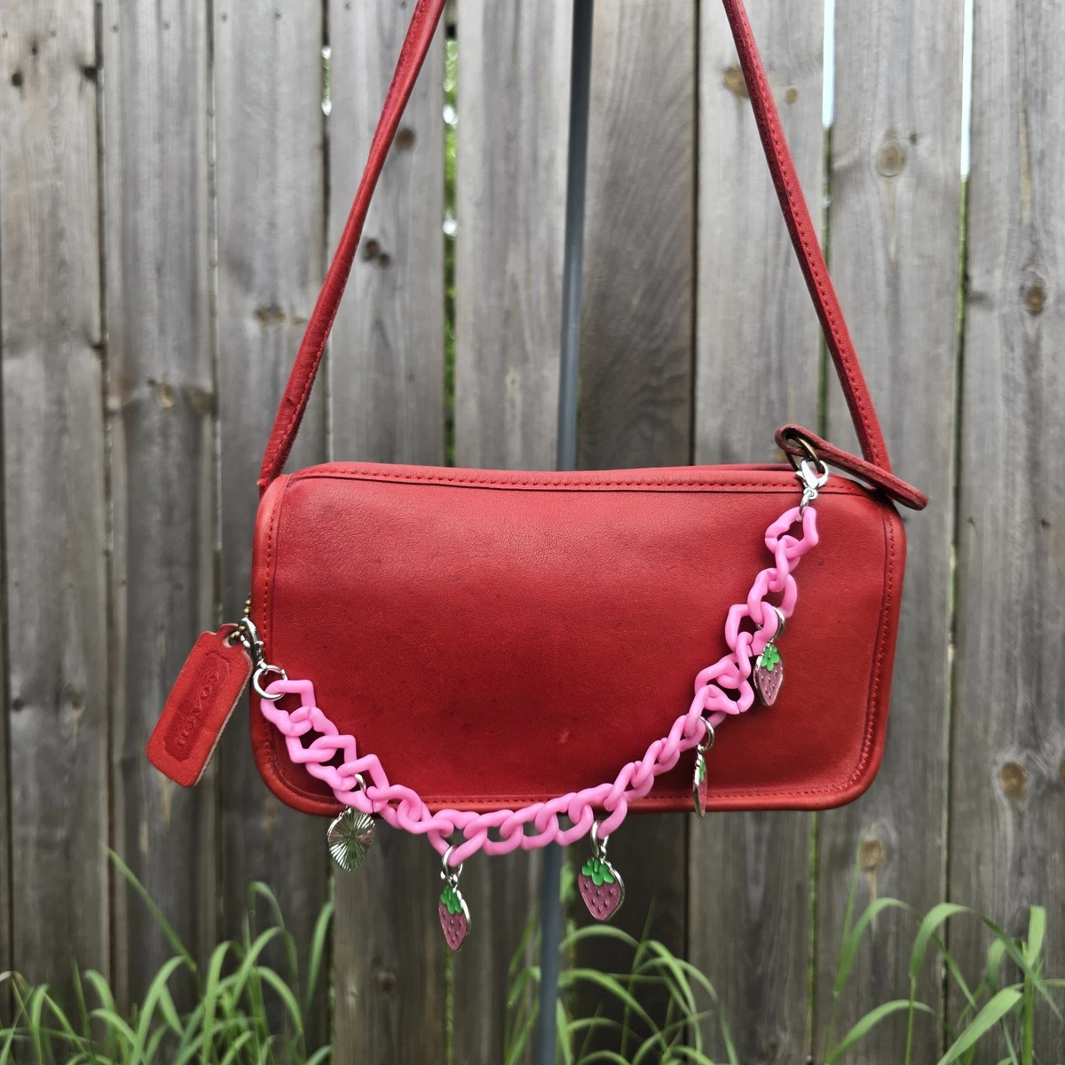 バッグ Vintage COACH Hand bag pouch RED Coach Red Clutch Bags & Handbags for Women for sale | eBay