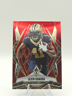 Panini Phoenix 2025 Alvin Kamara New Orleans Saints #22 Red Lazer /199