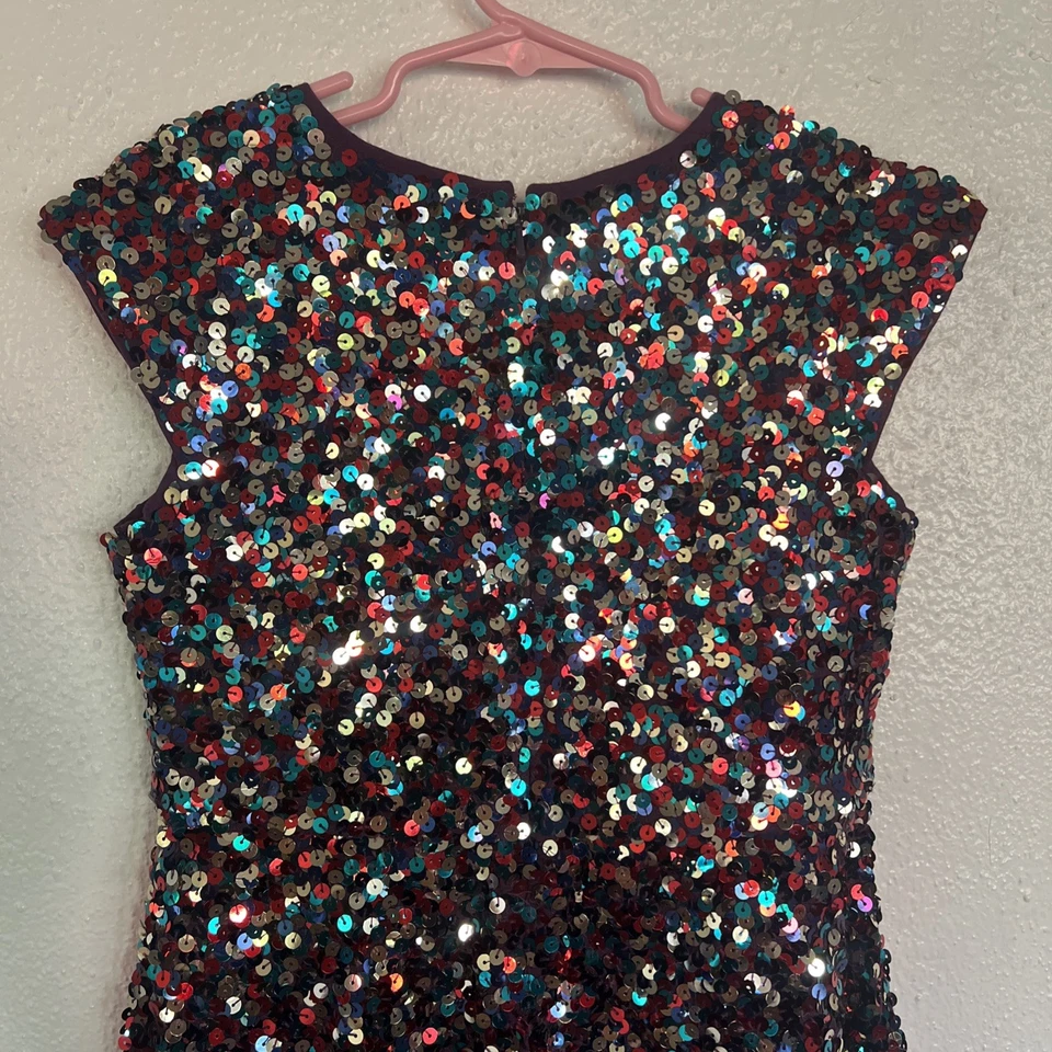 Mini Boden Inspired By Roald Dahl Girls sequin Dress A Line 9-10 Yrs - Image 4 of 4