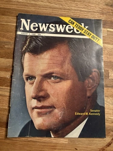 Newsweek Magazine Aug 1968 Politics & National Affairs Illustrated Kennedy