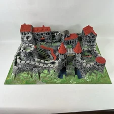 VTG Hausser Elastolin Ritterburg Castle Medival Playset 70's Diorama READ