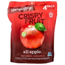 Crispy Fruit, All Apple, 4 Pack, 0.53 oz (15 g) Each