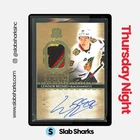 2023 THE CUP #SM-CB CONNOR BEDARD SIGNATURE MATERIALS ROOKIE PATCH AUTO RC /99