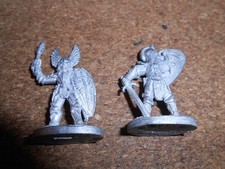 Grenadier AD&D Miniature Fantasy Knights 6008 High Elf & Blood Knight 1985 25MM!