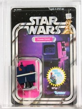 Vintage 1978 Kenner Star Wars Power Droid 20 Back AFA 80 Bubble Opening