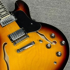 335 Electric Guitar Semi Hollow Body Rosewood Fretboard Vintage Sunburst