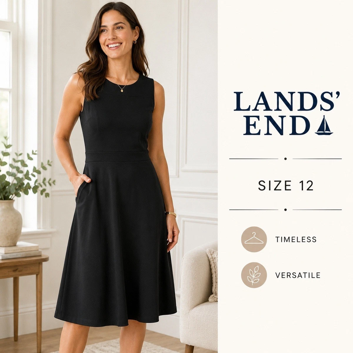 Lands' End Women's Fit & Flare for sale | eBay Lands' End Women's Fit & Flare for sale | eBay