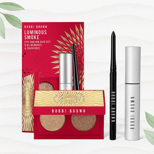 Bobbi Brown Luminous Smoke 3-Pc Eye Set Eyeshadow Eyeliner Mascara Gift Box NEW