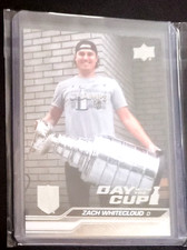 2023-24 U.D. EXTENDED SERIES.  ZACH WHITECLOUD.  DAY WITH THE CUP.  VEGAS  DC-22