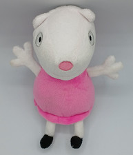 Peppa Pig Plush 6" Pink Dress 2021 Stuffed Animal Toy