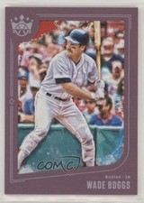 2019 Panini Diamond Kings Player Variation Plum Framed Wade Boggs #22 HOF 8yu