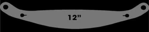 Racing Optics 10259S Helmet Tear-Offs - ST5 Small Tab - 2MM - Smoke - Pack of 30 - Picture 1 of 1