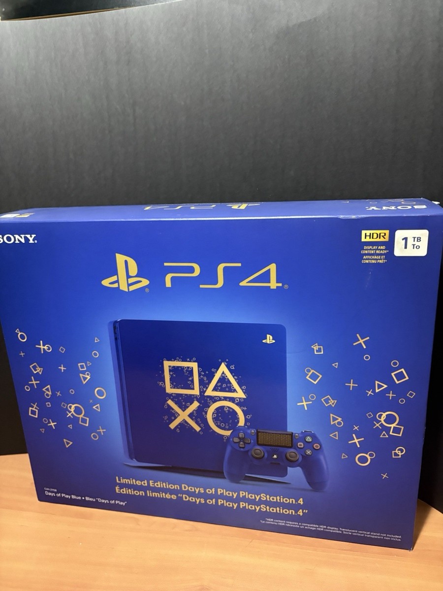 Nintendo Switch PS4 Days of play limited edition PS4 Days of Play Limited Edition Black 1TB Console Box PlayStation