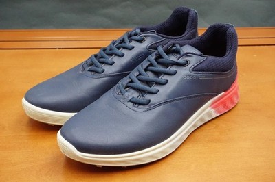 ECCO S-Three Spikeless Hybrid Golf Shoes Womens 9.5 Blue Synthetic Sneaker