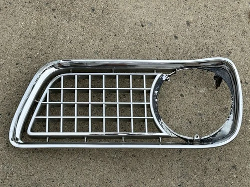 1966 Plymouth Barracuda Left Front Grille Chrome 66 MoPar Cuda Formula S LH NICE