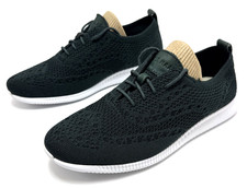 Cole Haan 2.ZER GRAND Stitchlite Wingtip Oxfords Size Womens 7.5 B Green Sparkle