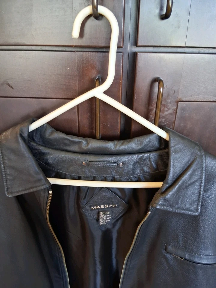 CHAQUETA DE CUERO MASSINI HOMBRE Foto 2 de 4