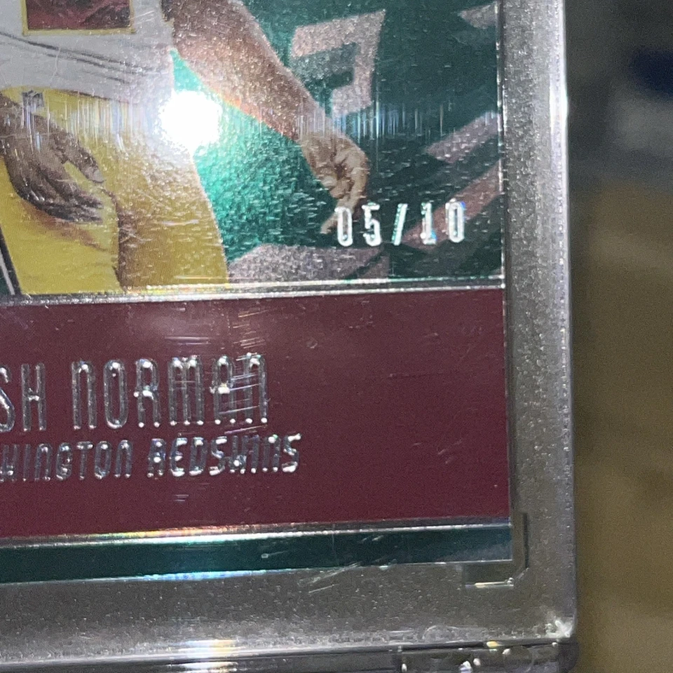 2016 Panini Phoenix - Watchmen Josh Norman #WM-JN Green 5/10 Washington Redskins - Image 2 of 3