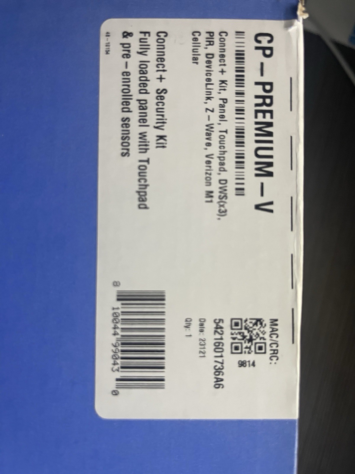 Alula CP-Premium-V Connect+ Alarm Control Panel Kit