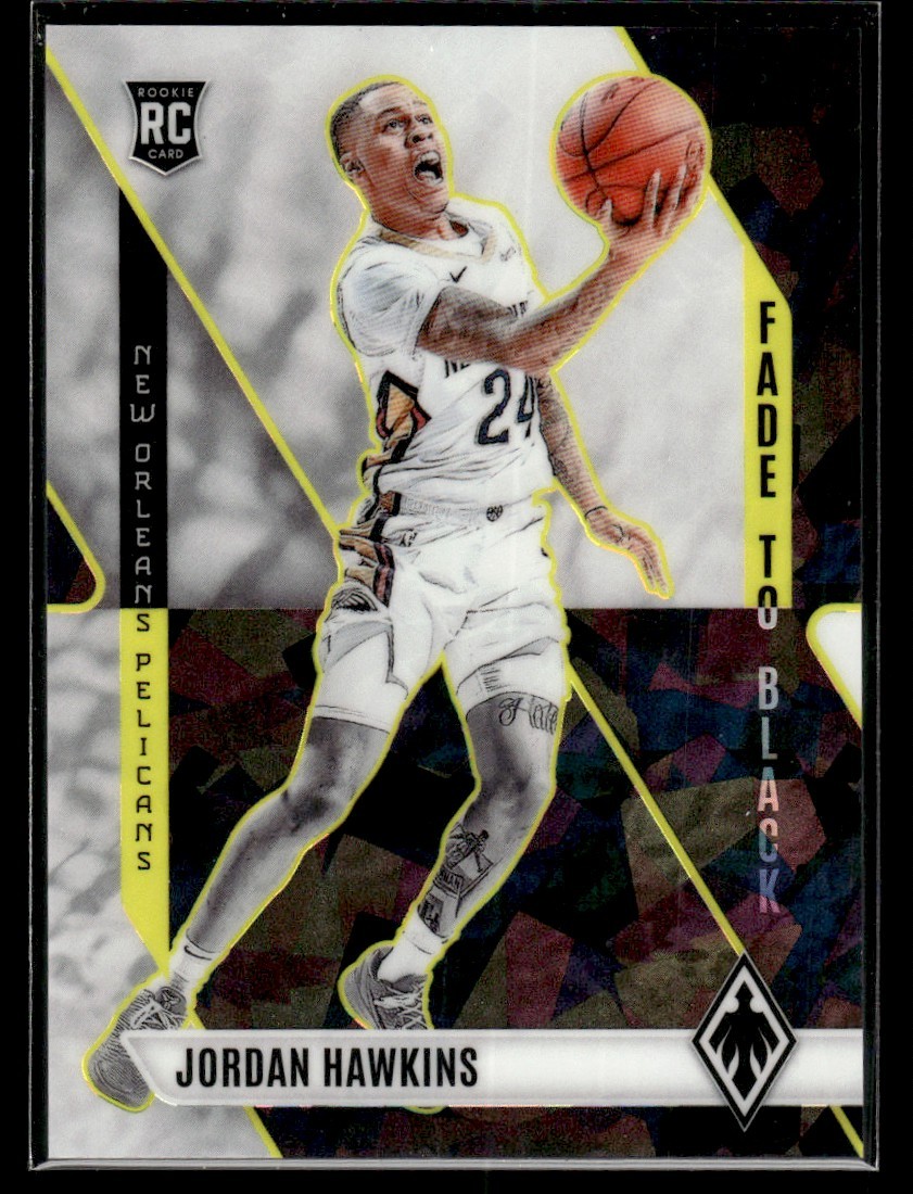 2023-24 Panini Phoenix Fade To Black White Ice Jordan Hawkins 060/125 New