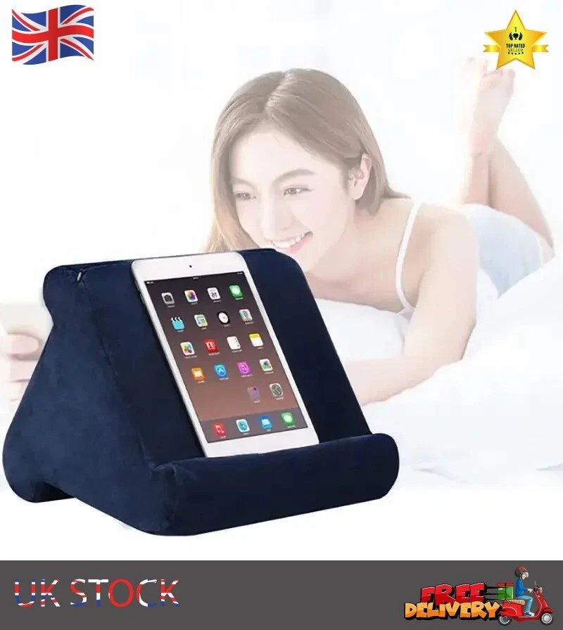 Pillow Lap Stand Soft Phone Cushion Laptop For Tablet IPad Holder Multi-Angle - Image 3 of 4