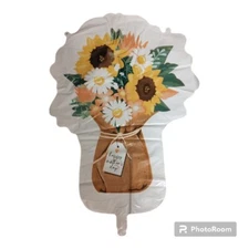 New Huge Mother's Day Balloon Floral Bouquet Unique Self Sealing Mylar Foil 