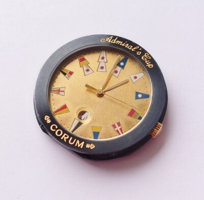 CORUM ADMIRAL'S CUP VINTAGE HERREN UHR OHNE GEHÄUSE REF 99.810.31 V552